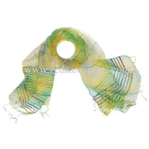 organza colourful scarf for women