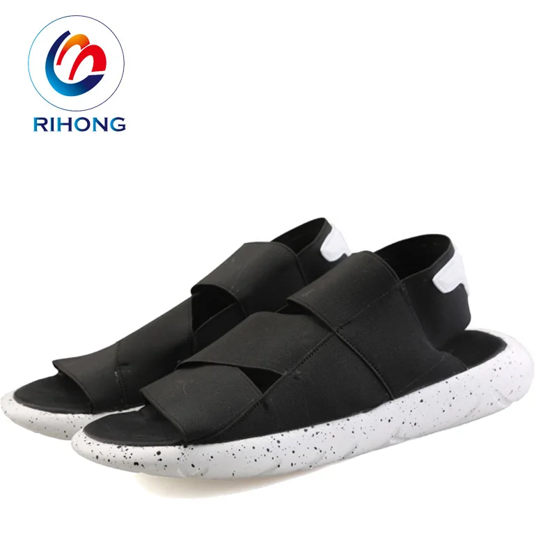 China wholesale hot selling classic black summer gent sandal man
