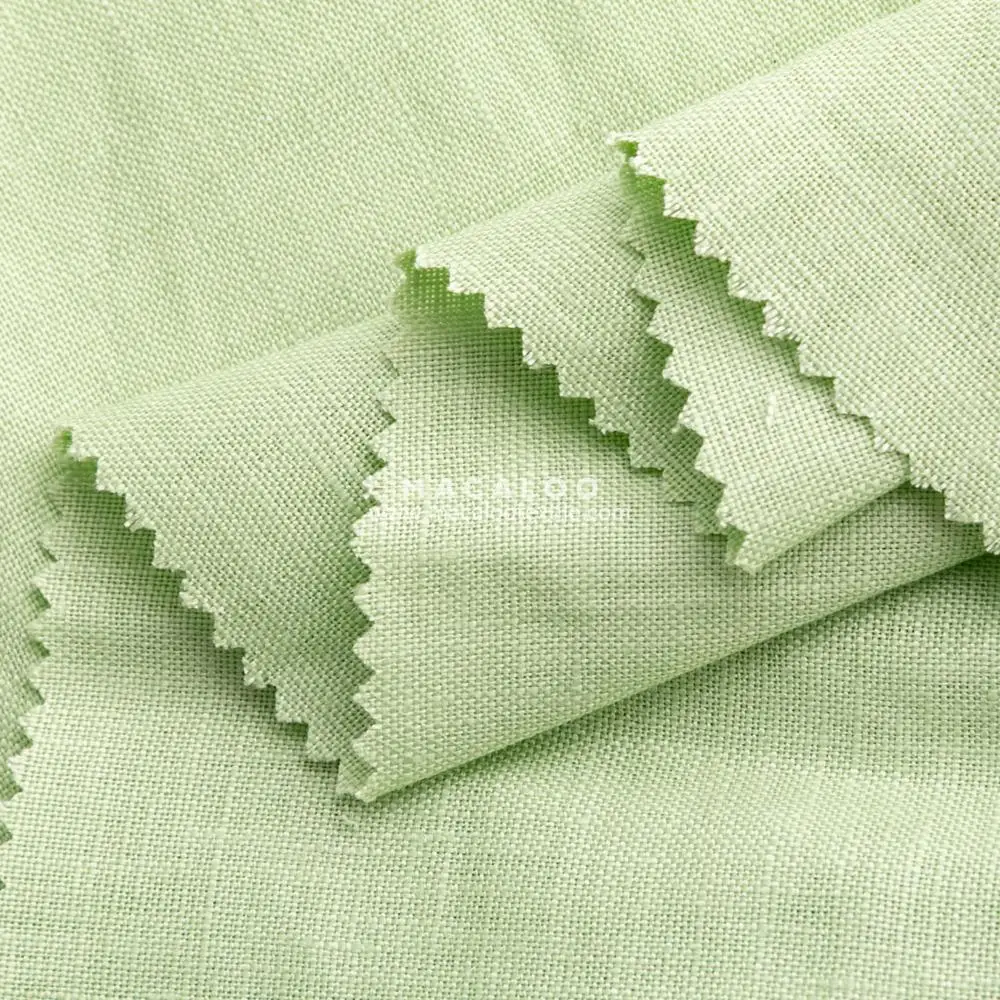 Wholesale woven pure 100 linen fabric