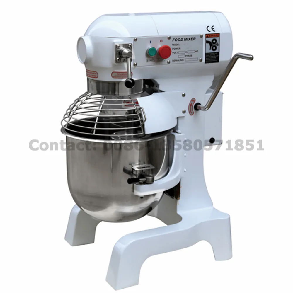Commercial industrial use 3 speed food Mixer with cover Dough mixing machine with safe device