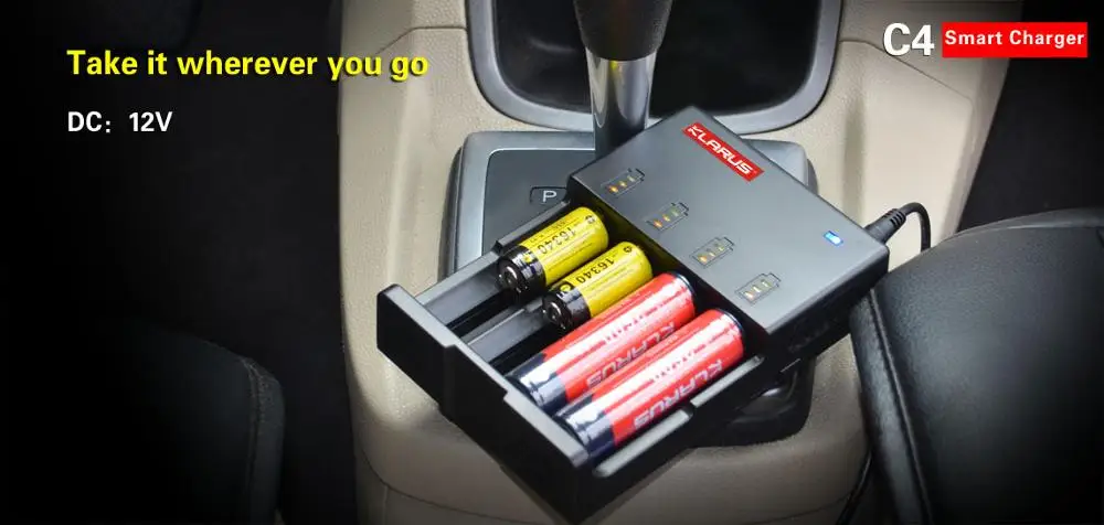 KLARUS C4 Intelligent Battery Charger Multi Usage Battery Charger