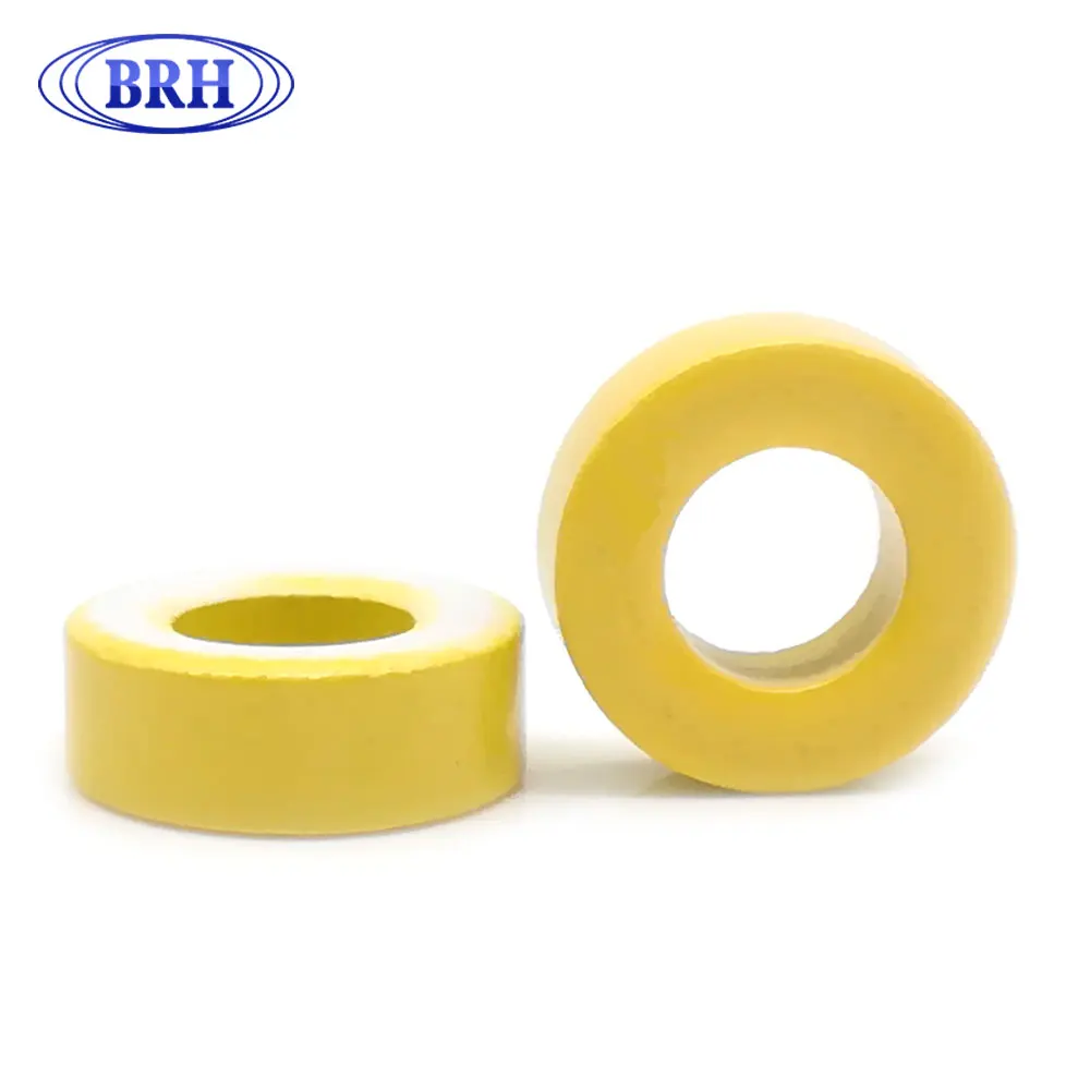 
T68-26A high permeability white yellow soft ring ferrite core toroid 