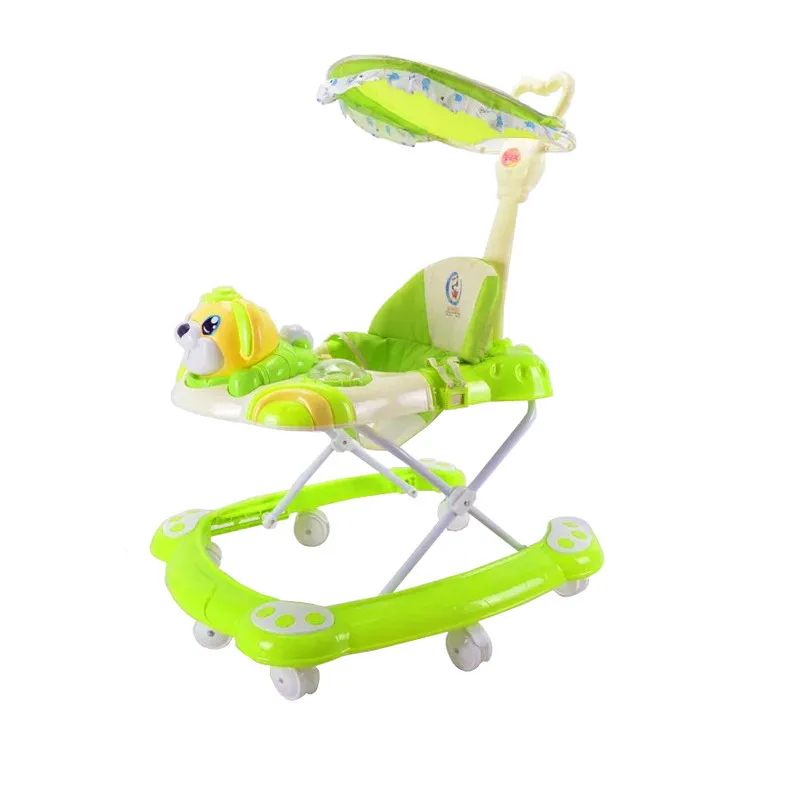 Детские ходунки с мультяшными персонажами и лицом маленьких собак