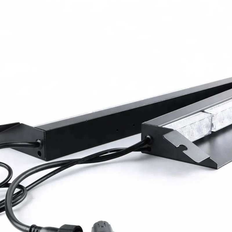 32 led amber emergency interior Warning Strobe Split Mount Deck Dash lamp LED Visor Light Bar