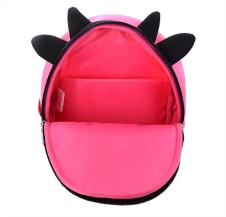 ISO BSCI factory custom logo wholesale for boys girls portable lovely cute cartoon children kids school backpack