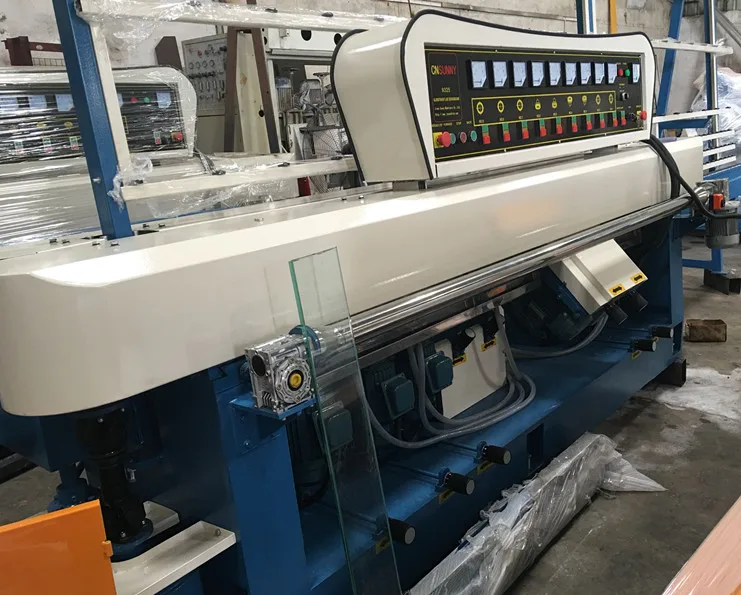 vertical straight-line Glass Edging Machine/ Glass Polishing Machine with PLC control