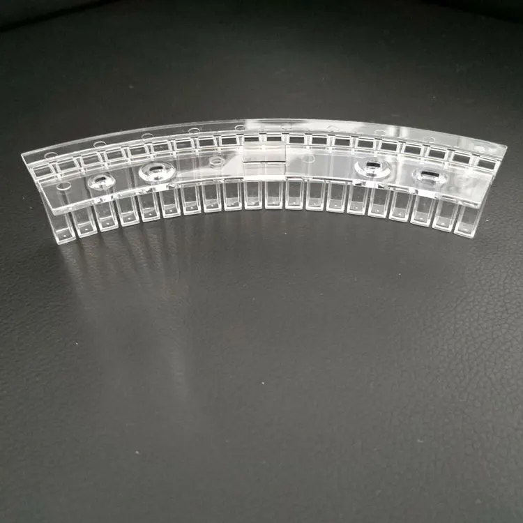 20 holes Dirui chemistry analyzer  disposable plastic cuvette disposable biochemical cup colorimetric cuvette plastic cuvette