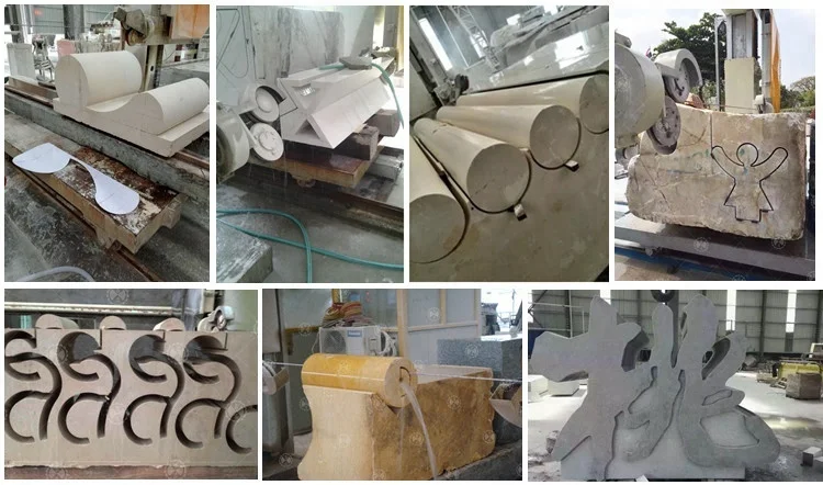 Automatic Marble And Granite Tile Chamfering Machine CNC Wire Saw Machine