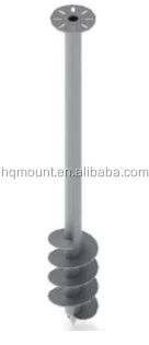 Solar Ground Mount Hot Dip Galvanized Ground Screw Anchors