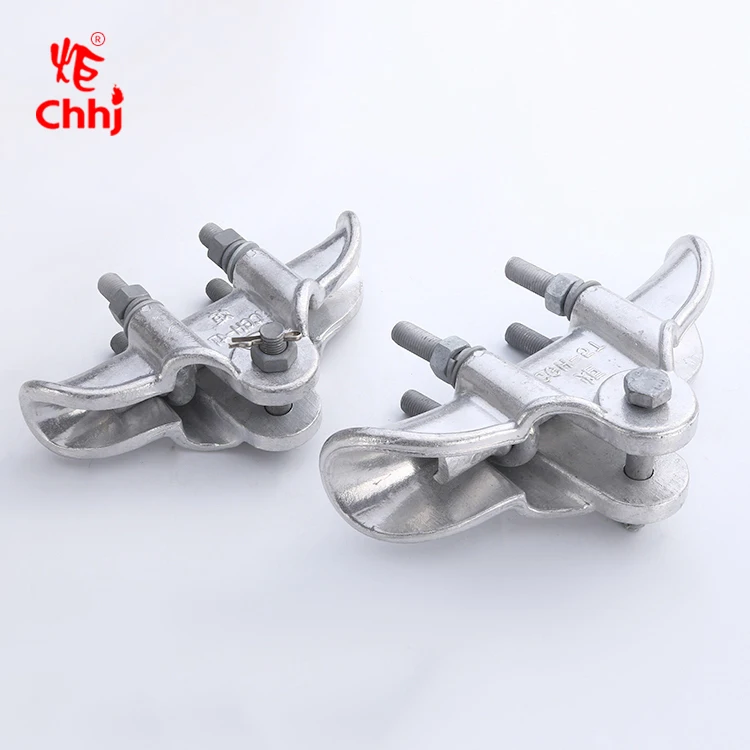 CGH Aluminum Alloy Envelope Type Suspension Clamp For Overhead Line Power Fittings