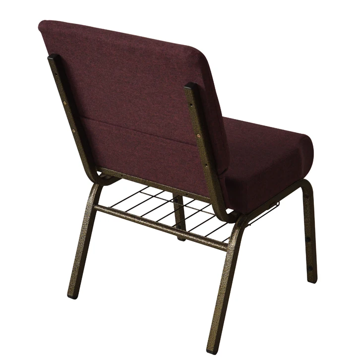 Wholesale Used Padded Church Chairs Sanctuary Chair for Church Metal Steel Unique Classic Antique Church Chairs Modern Iron