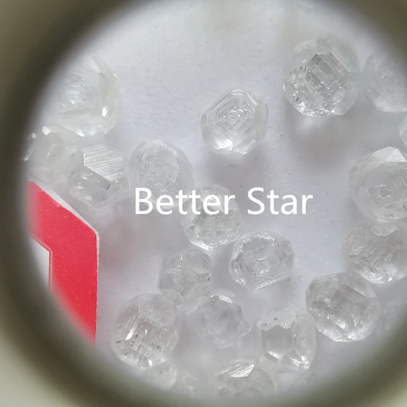 0.4carat 0.6carat DEF color and VS clarity lab grown uncut diamond synthetic diamond