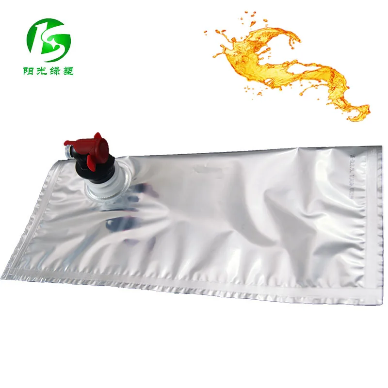 
2l 3l 5l top quality three-layer laminated aluminum foil syrup bag in box 