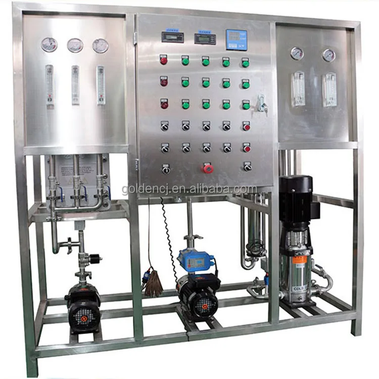 500LPH Ultra Pure EDI+RO Deionized Water Treatment System