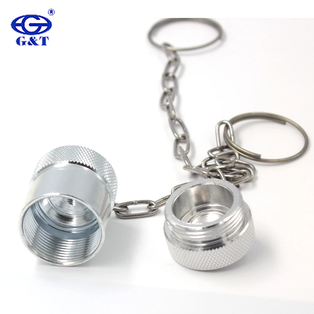 Aluminum quick coupling dust cap for screw type quick disconnect coupling