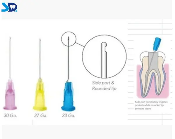 Dental Endo irrigation needle with Closed end tips (Double vented)