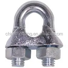 Hot Sale Standard DIN741 Galvanized Wire rope Clamp/Wire rope clip/