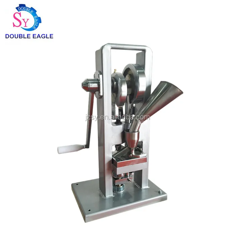 High Quality Manual Single Punch Tablet Press Pill Making Machine/hand-operated mini type Calcium Tablet Maker