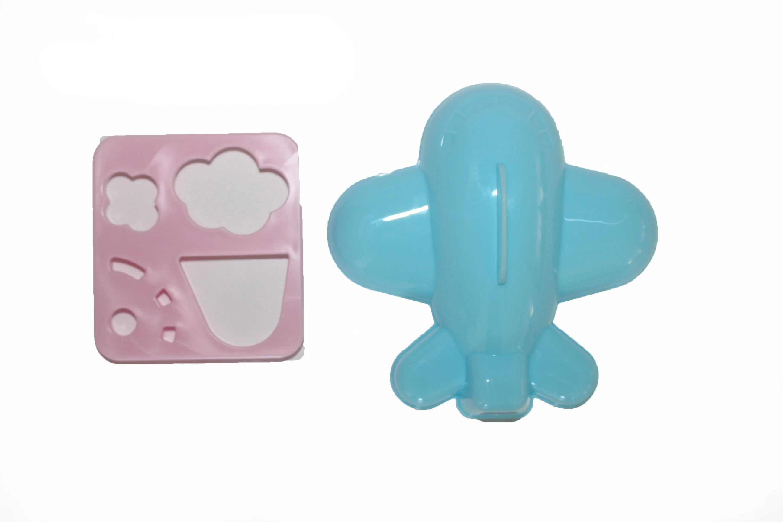 Rice Mold Vehicles Lunch Bento Decoben  Blue Airplane