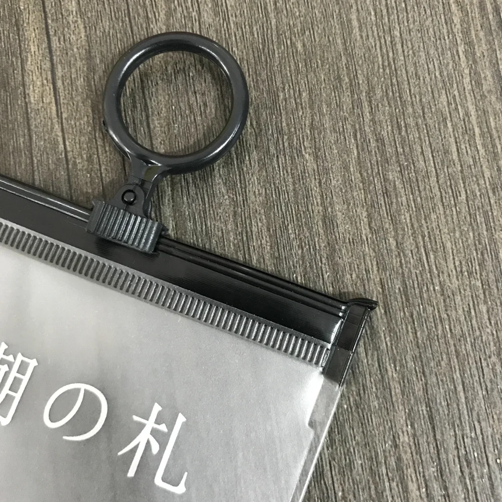 Bulk custom printed vinyl small waterproof pouch bag Clear plastic pvc zipper pouch for gift