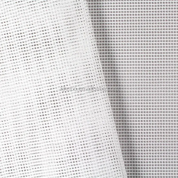 White 9x9 Vinyl Coated Mesh Fabric