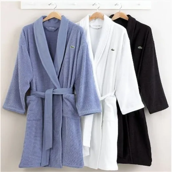 Cotton Bathrobes With High Quality Low MOQ Super Soft  Bathrobe Wholesale  Hotel Bathrobe