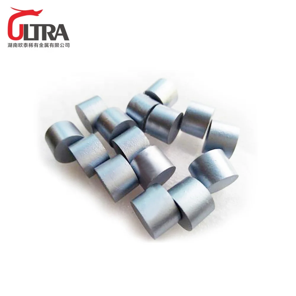 China manufacturer of dia16*16mm Rhenium Re ingot for aircraft engine turbine blades