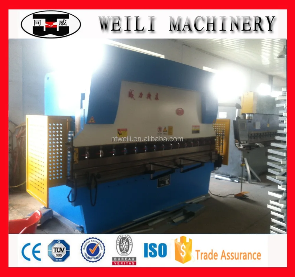 WC67Y-125t/4000 CNC press brake truck bending machine for dies