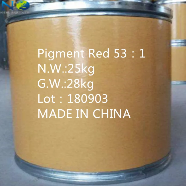 Pigment Red 53:1 Heat Resistant  Lake Red C CAS 5160-02-1 for PVC,PU,RUB,Fibre,Eva, ink
