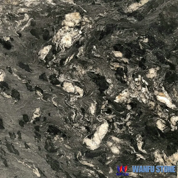Natural Stone Steel Gray Granite Slab Price