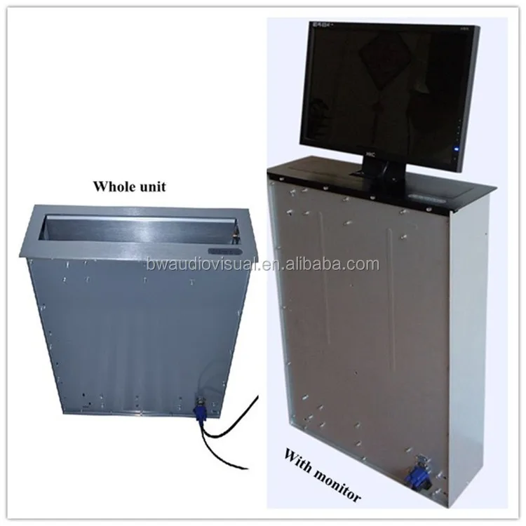 Guangzhou tabletop lcd lift office equipment for table installation