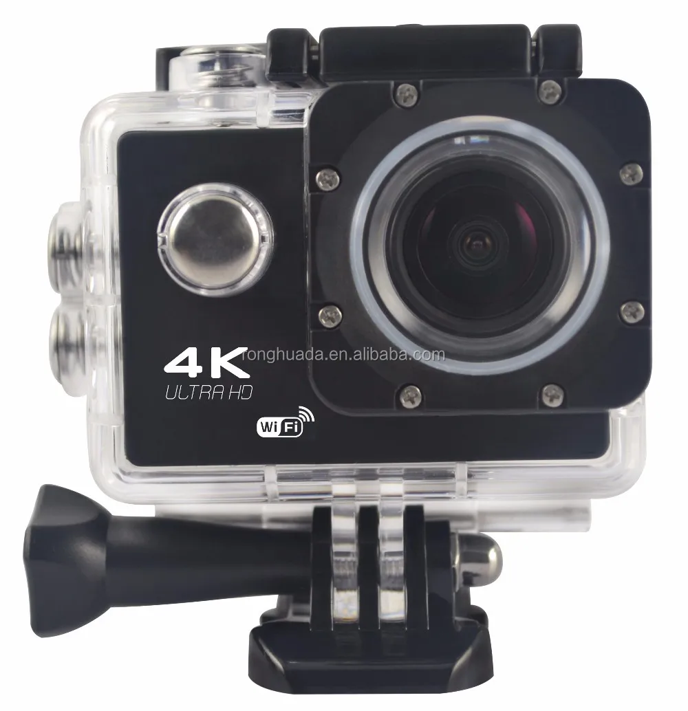 Последние Utral тонкий SONY179 объектив 30 м водонепроницаемый 16 м пикселей Go Pro Стиль 4 К Wi-Fi Спорт DV камера