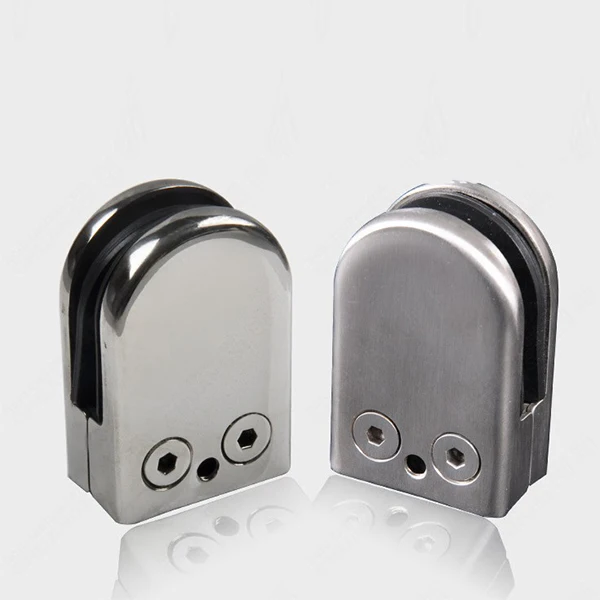 Tempered Glass Railing Stainless Steel Glass Clamps Corner Glass Clips