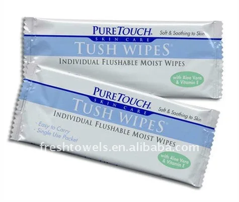 lemon scented wet towel