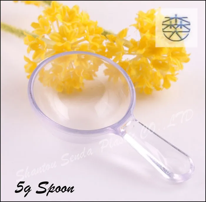 Пластиковая мерная ложка 5 г, прозрачная пластиковая ложка, мерная ложка 5 г