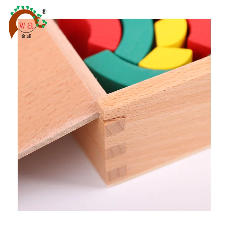 
Wooden Froebel Kindergarten Gift Gabe 5p Figures And Curvilinear Gifts 