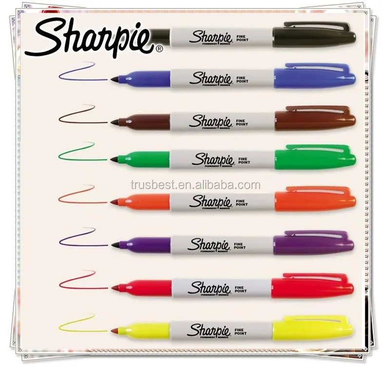 Fashionable permanent marker pen multi color marker pen  use  on glass