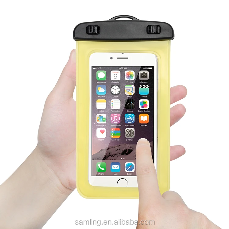 Оптовая Универсальный ПВХ IPX8 Работает Водонепроницаемый Прозрачный Мешок Мобильного Телефона Пыле Противоударный Аксессуары