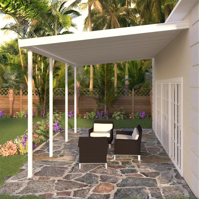 
Cheap and Elegant Retractable Powder Coating Backyard Terrace Patio Accordion Shutter Louver Bioclimatic Aluminum Pergola Price 