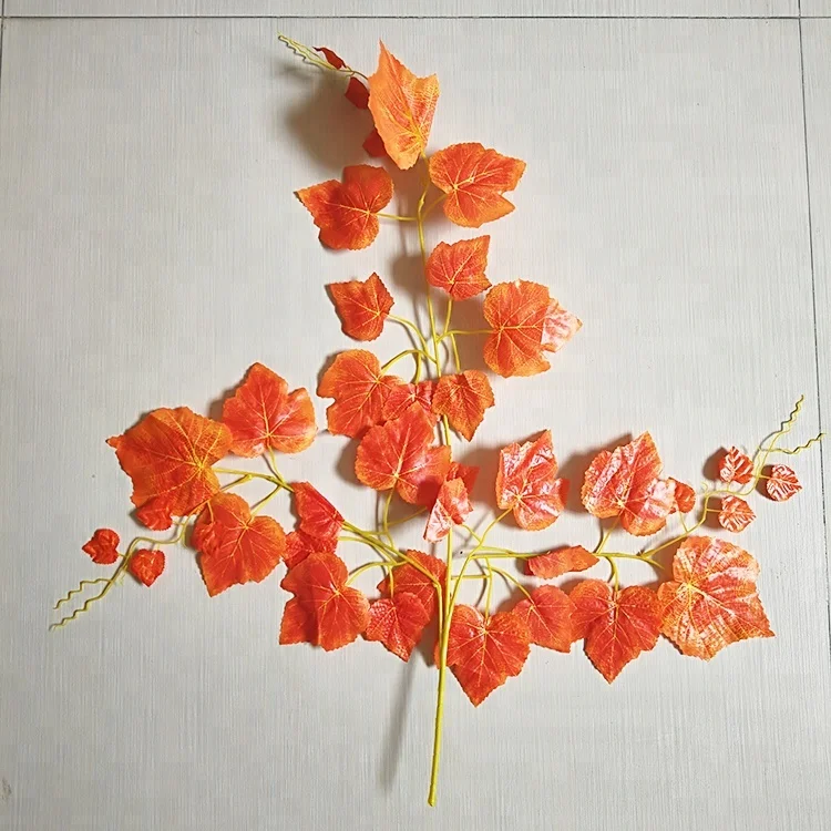 Super star artificial grape leaves artificial plants trees branches