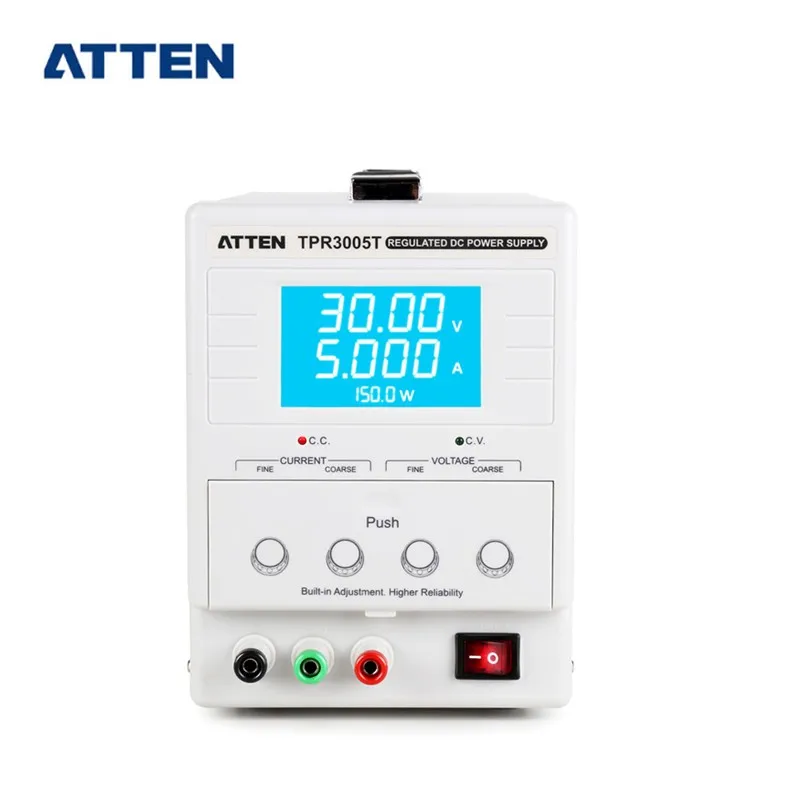 
ATTEN 220V AC Adjustable 30V 5A DC Regulated Power Supply 