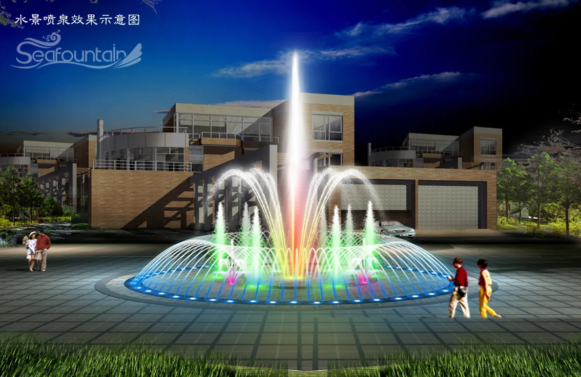 dancing fountain build water decoration fontaine