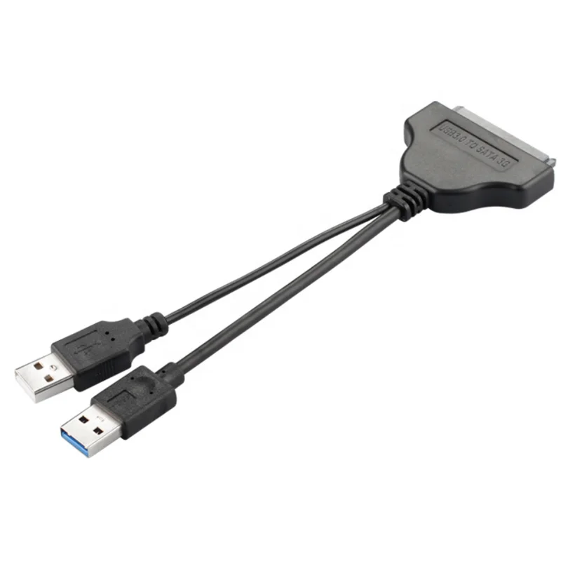 CD-ROM/PC/SSD/Mobile usb 2.0 3.0 to SATA II 3Gbps Hard Drive Adapter Cable usb to sata converter cable