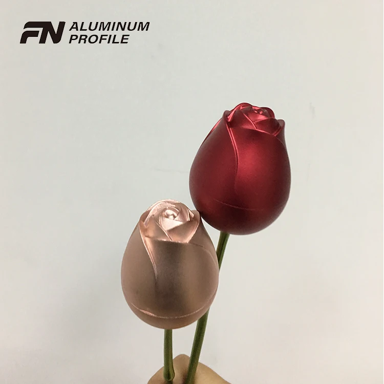 Removable aluminum rose profile  Rose gold aluminum profile anodize aluminum alloy rose