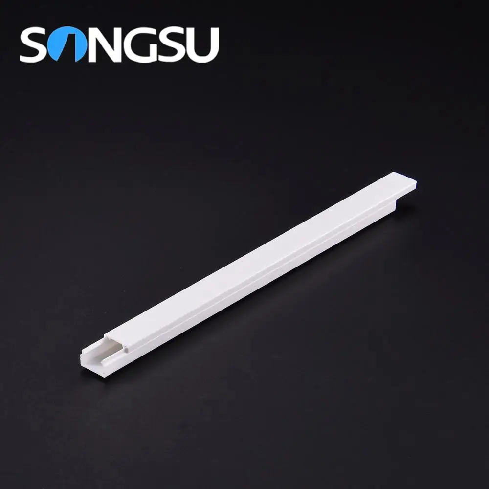 Фошань songsu жаропрочных полный размер ПВХ Пластиковые Короба проводки гибкий кабель raceway