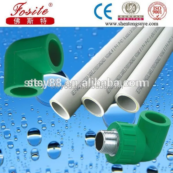 PPR Material Female Thread 90 Degree Elbow Pipe Fitting for Water Composed of PP PC AS PPS