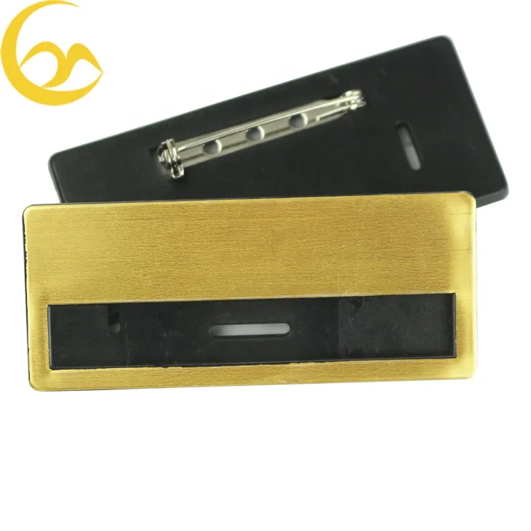 Custom digital printing plastic epoxy name badge for employee name