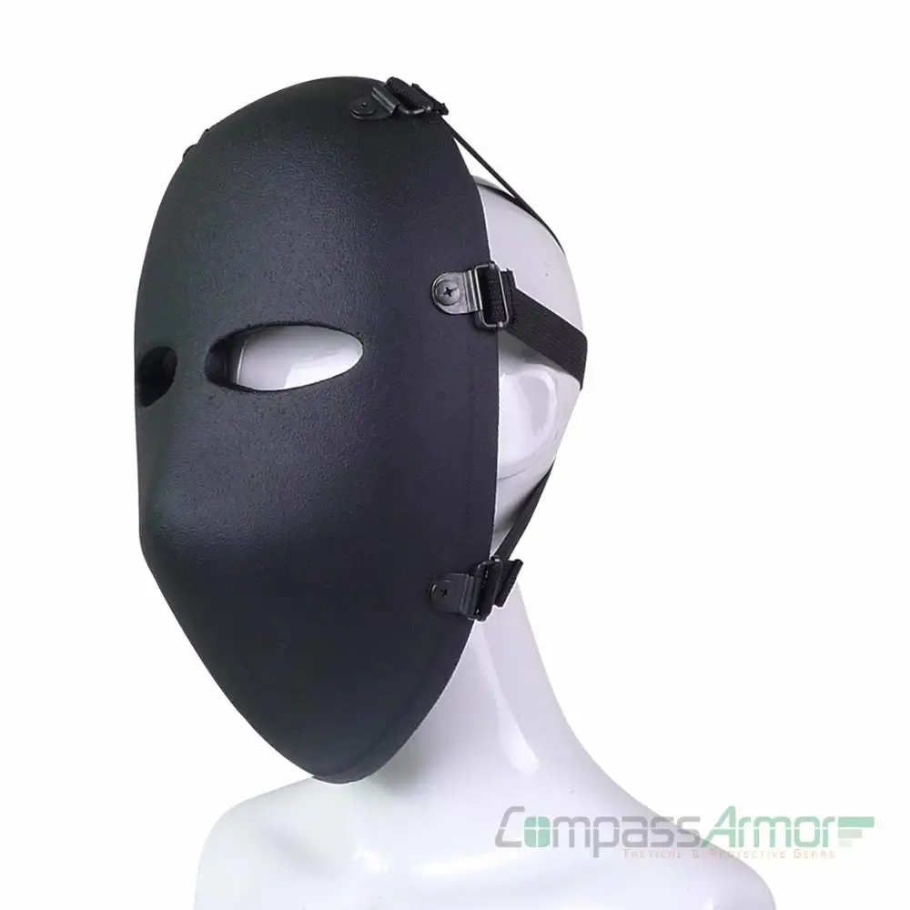 UHMWPE bulletproof material Full face mask for Police,Military,Security,Level NIJ IIIA, to stop 9mm,.44mag