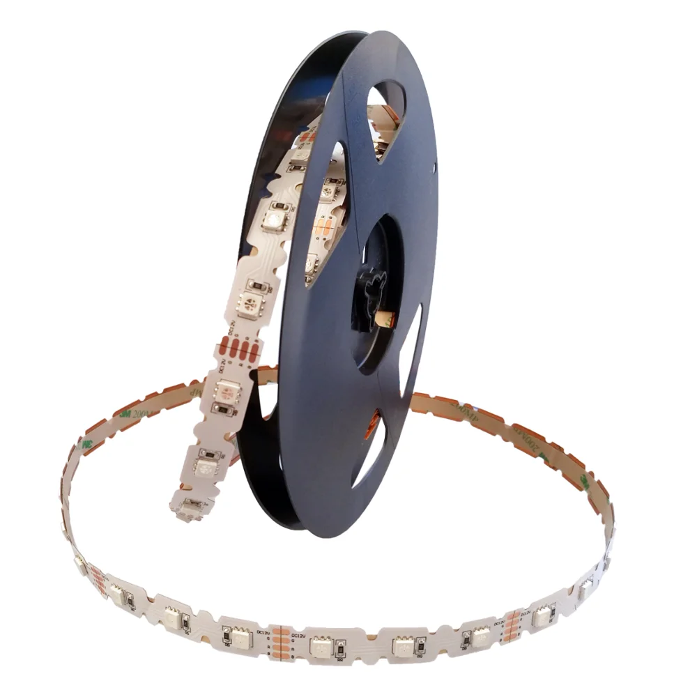 RGB 5050 bendable led strip s shape smd led types zigzag led strip