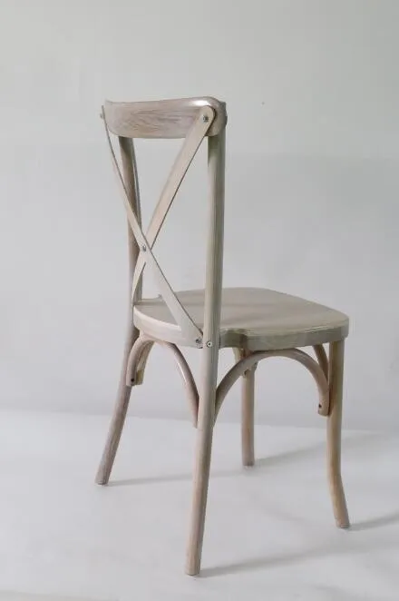  Стул Из Каштанового Дерева с перекрестной спинкой